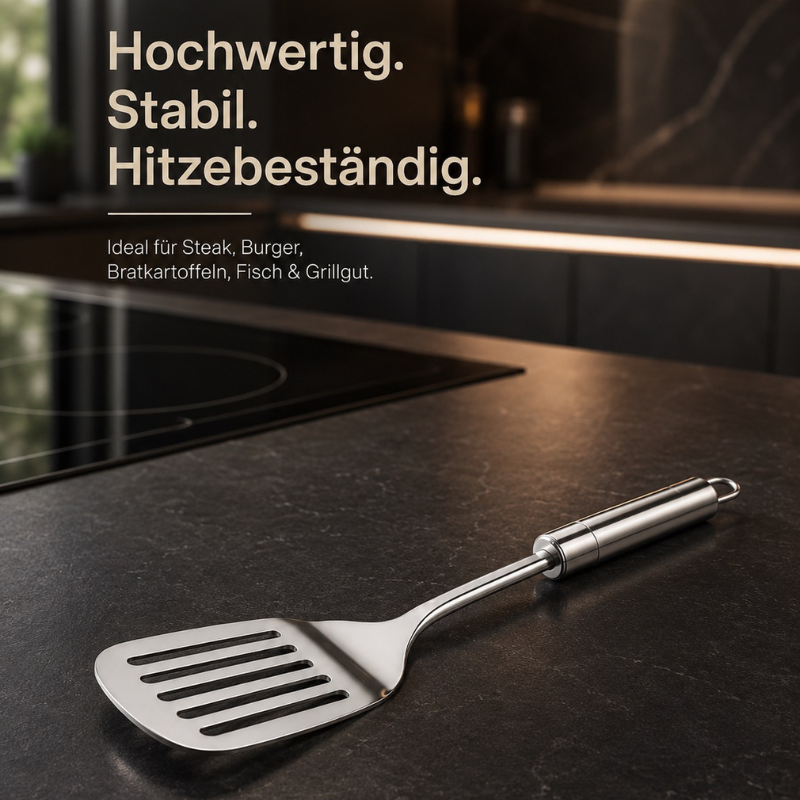 Edelstahl Pfannenwender